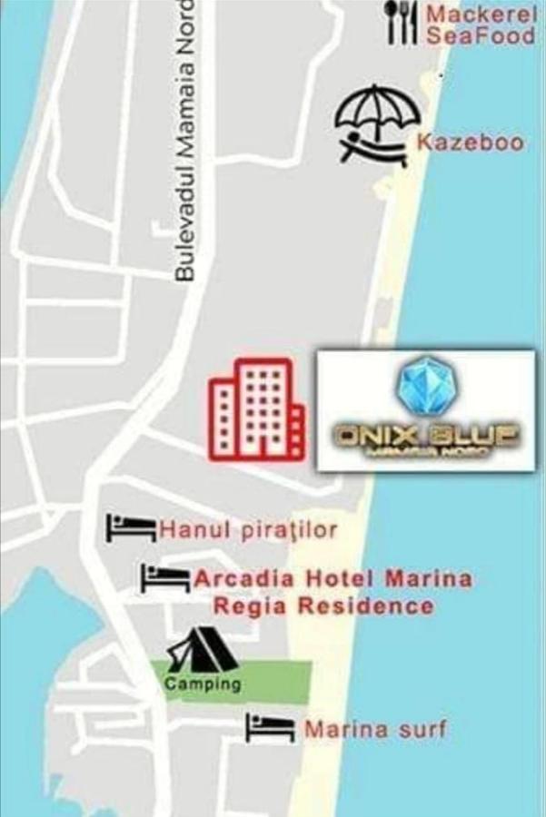 Estival Studio By Onix Blue Mamaia Nord Năvodari Екстериор снимка